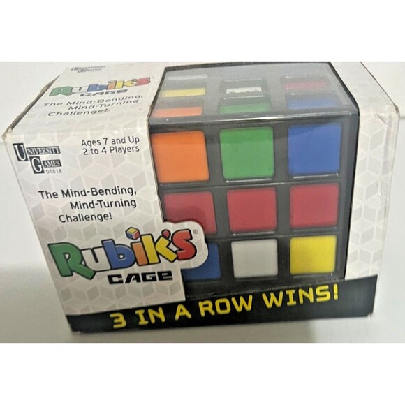 Rubik`S Cage Game Rubiks Cube Action 2 To 4 Players Strategy Brain Teaser Game - Picture 6 of 10
